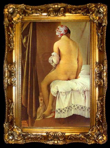 framed  Jean Auguste Dominique Ingres The Bather of Valpincon, ta009-2